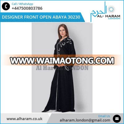 Plus Size Designer Front Open Abaya Manufacturers in UAE