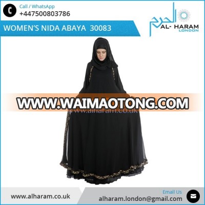 Dubai Black Abaya Dress/ Women Islamic Clothing Abaya at Reliable Price