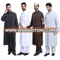 Popular islamic men's abaya fashion muslim clothing